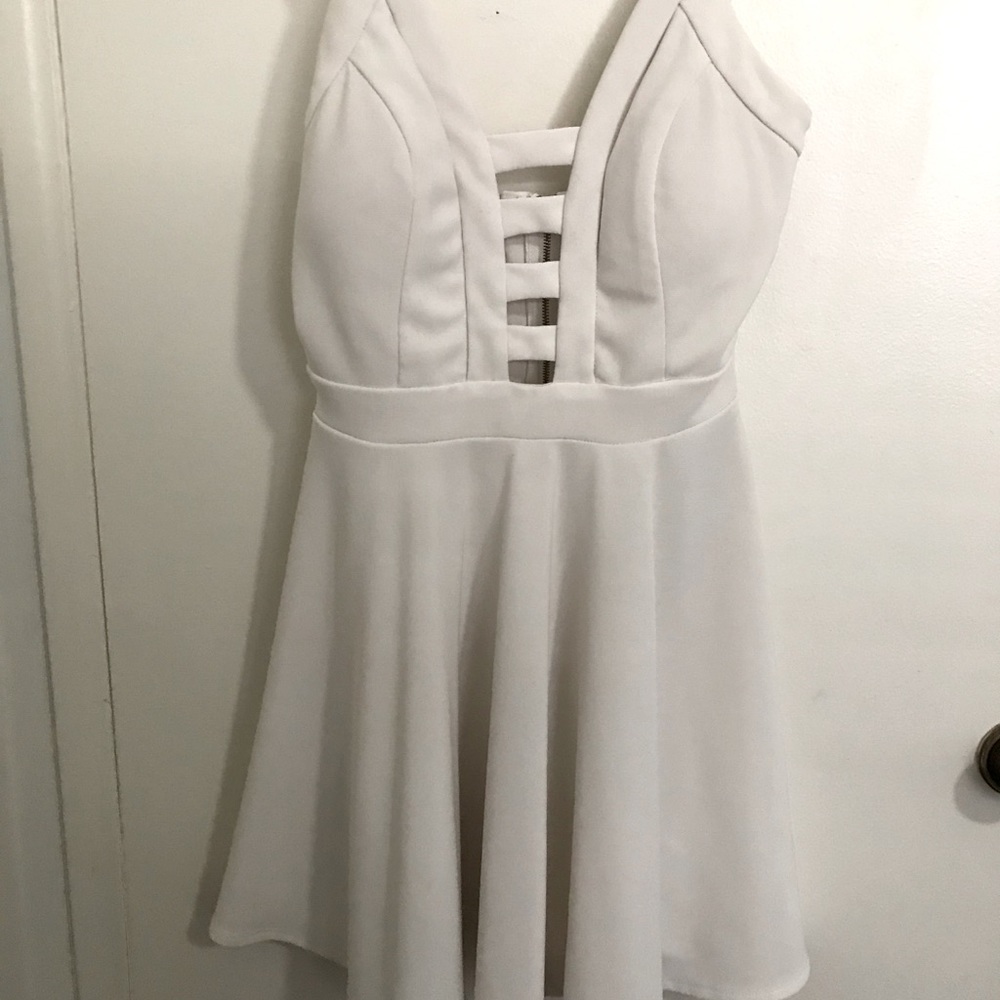 White dress. Worn once